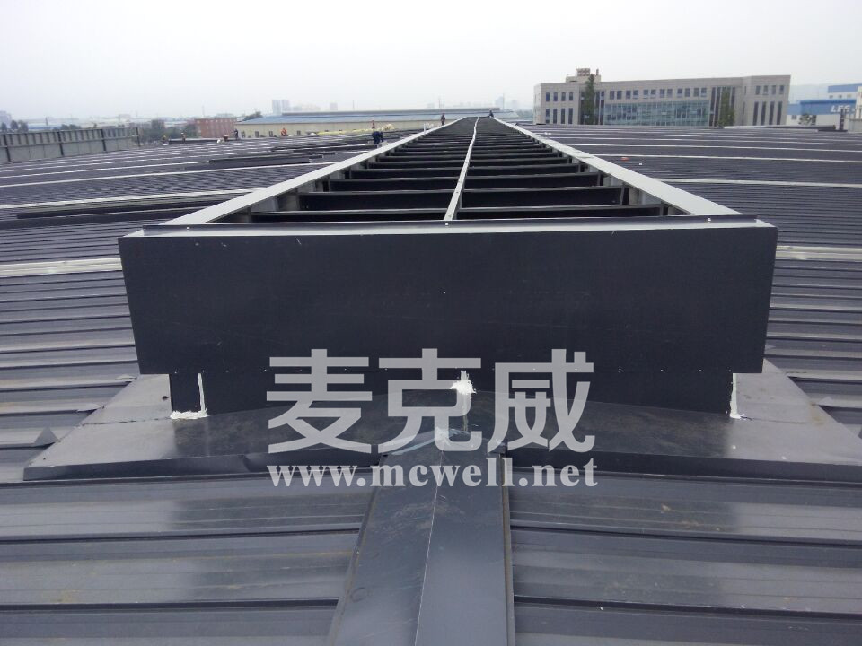 自貢華西能源薄型通風(fēng)排煙天窗